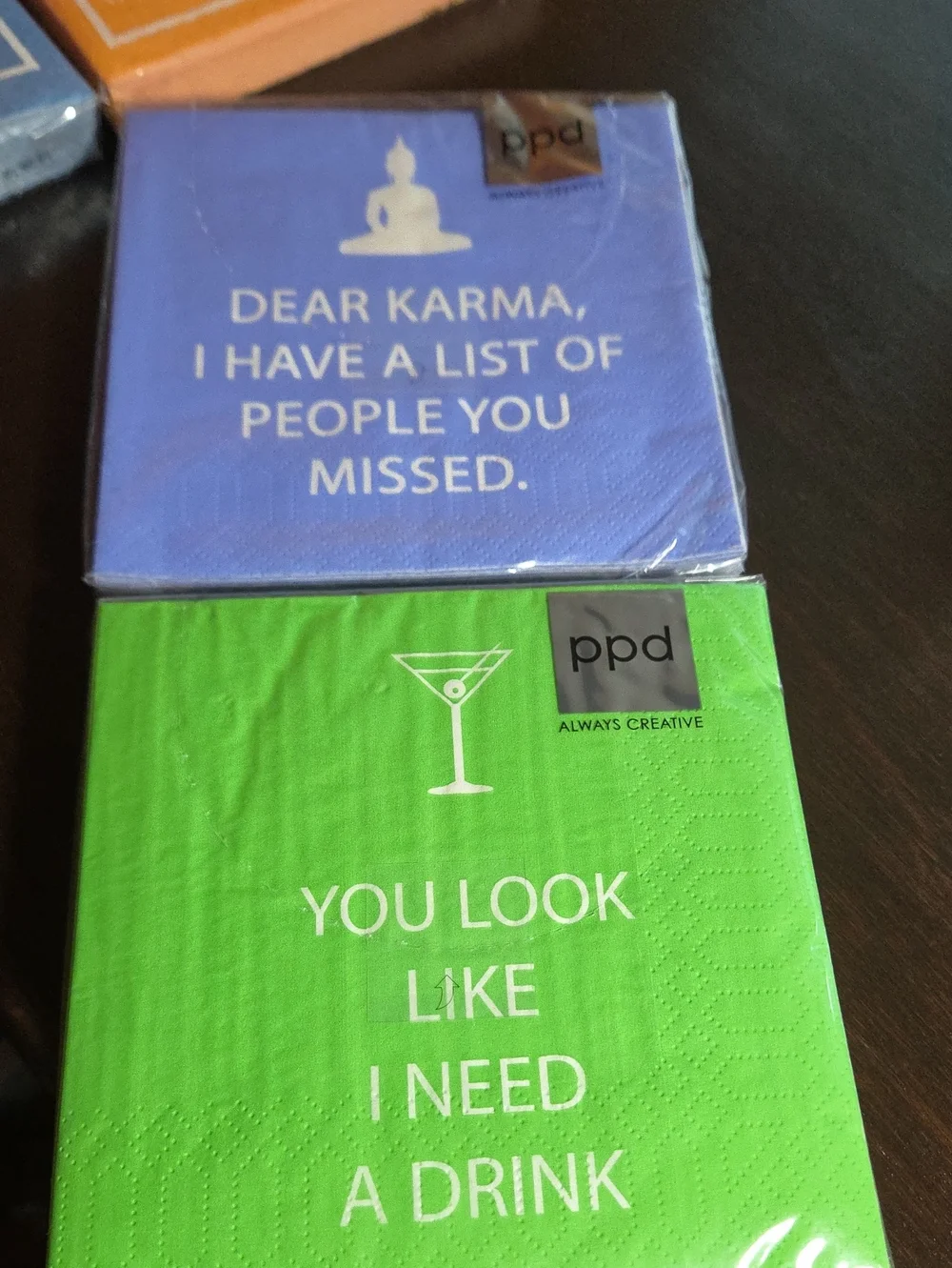 Nine Packages Paper Cocktail Napkins